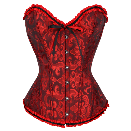 Elegant Floral Lace Corset for Intimate Occasions