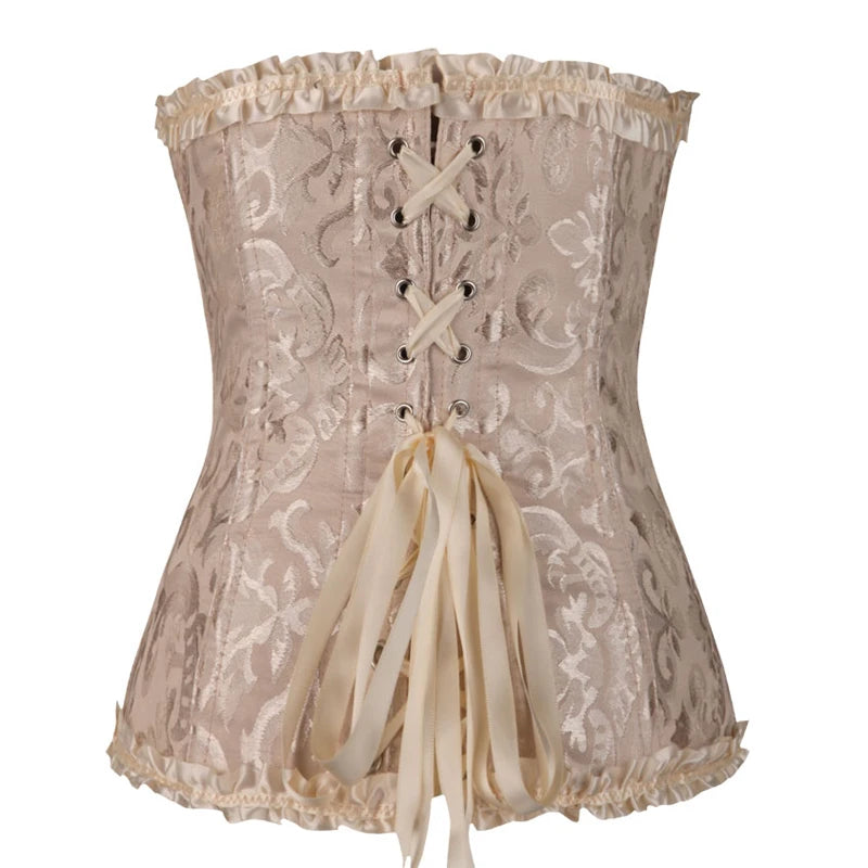 Elegant Floral Lace Corset for Intimate Occasions