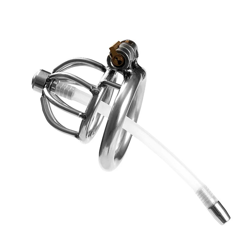 Stainless Steel Chastity Device - Male Cock Cage