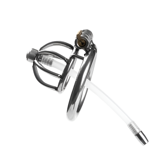 Stainless Steel Chastity Device - Male Cock Cage