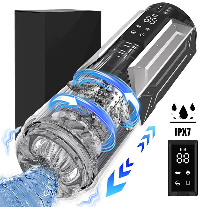 Automatic Masturbator Cup - Telescopic Rotation