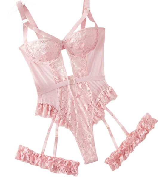 Floral Lace Lingerie Set