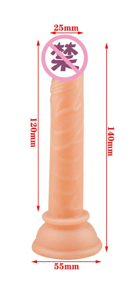 Flexible Jelly Dildo with Strong Suction