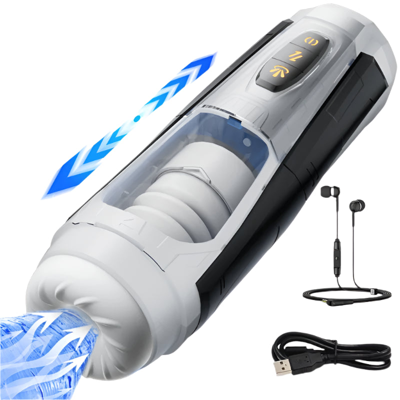 Automatic Masturbator Cup - Telescopic Rotation