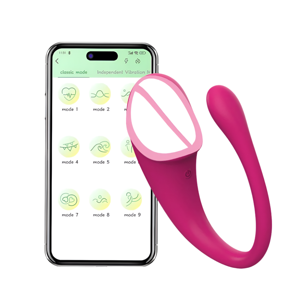 Remote App-Controlled Wearable Intimate Vibrator