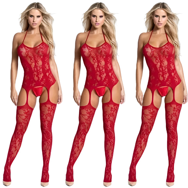 Seductive Fishnet Bodysuit for Intimate Nights