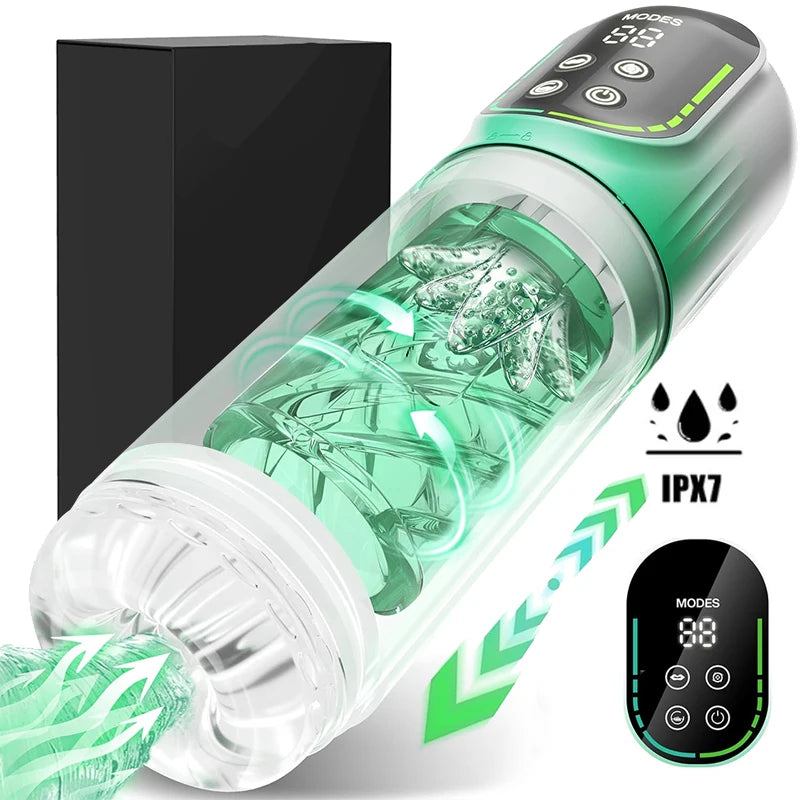 Automatic Masturbator Cup - Telescopic Rotation