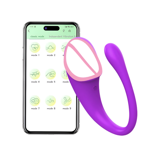 Remote App-Controlled Wearable Intimate Vibrator