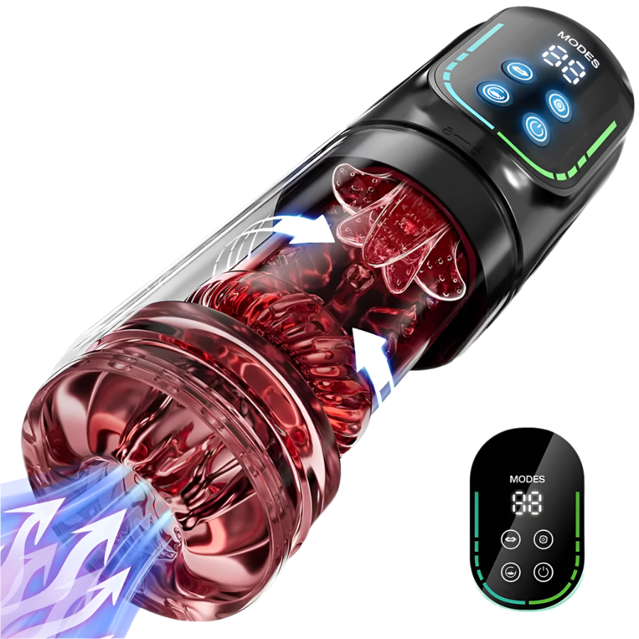 Automatic Masturbator Cup - Telescopic Rotation