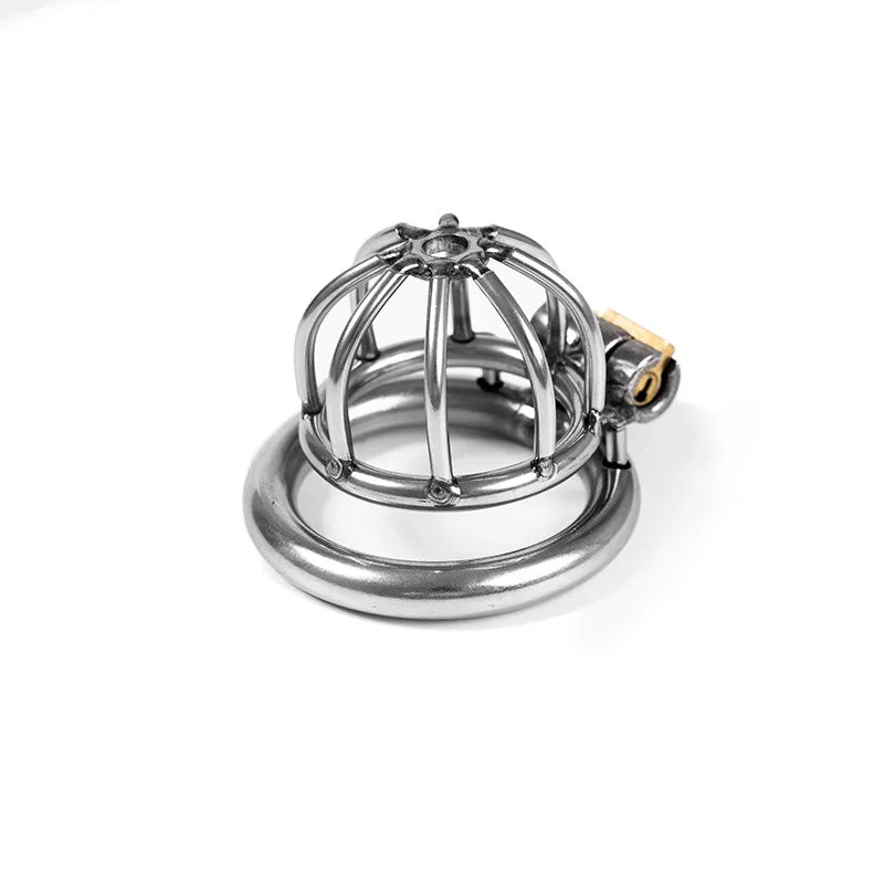 Stainless Steel Chastity Device - Male Cock Cage