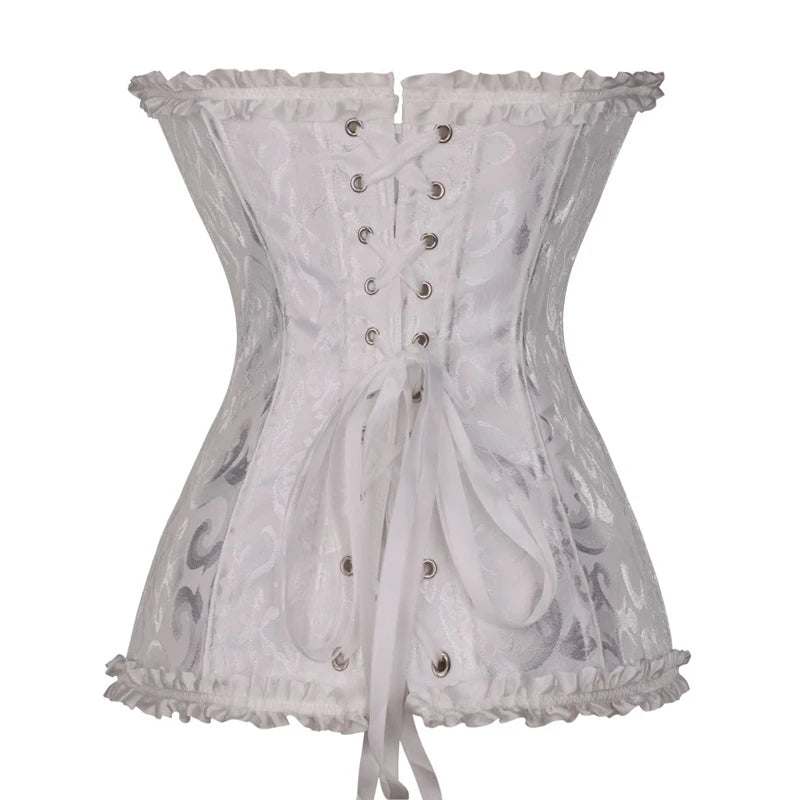 Elegant Floral Lace Corset for Intimate Occasions
