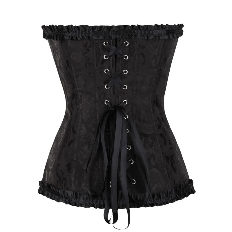 Elegant Floral Lace Corset for Intimate Occasions