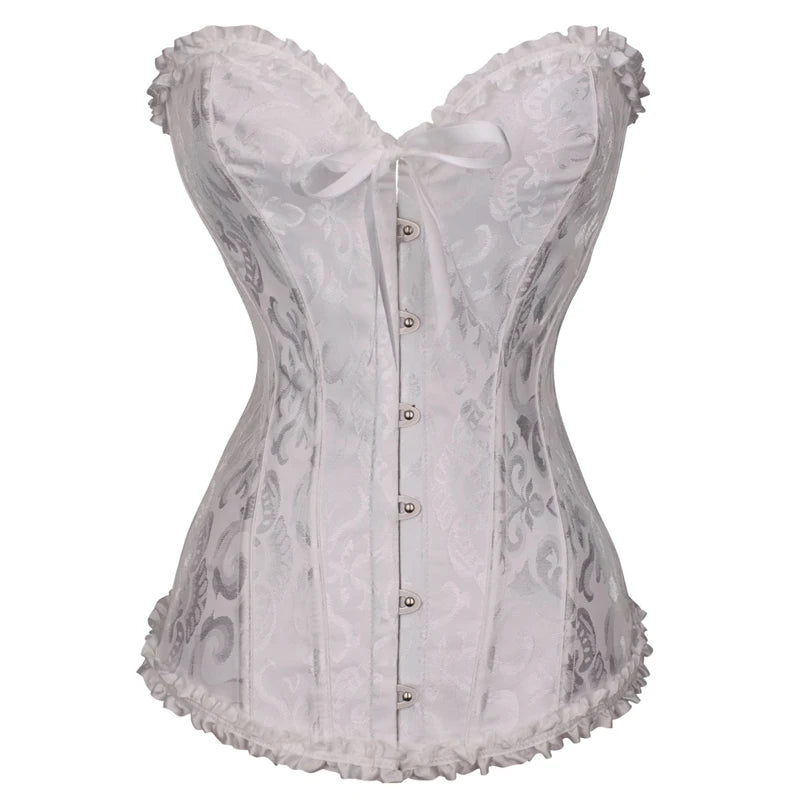 Elegant Floral Lace Corset for Intimate Occasions