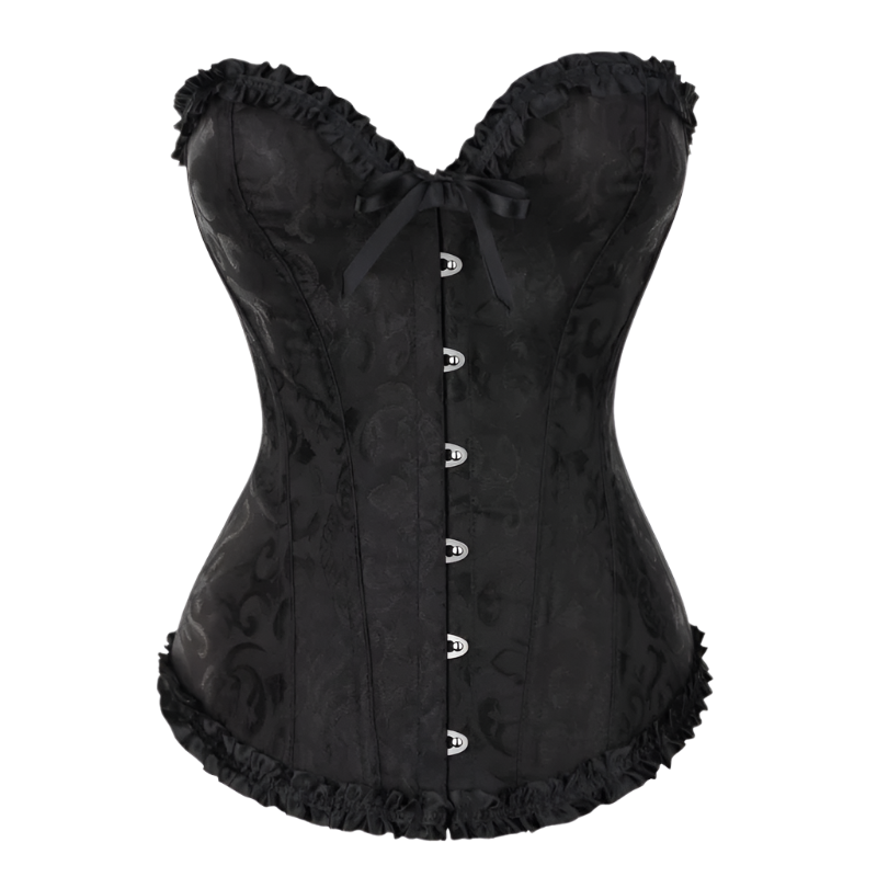Elegant Floral Lace Corset for Intimate Occasions