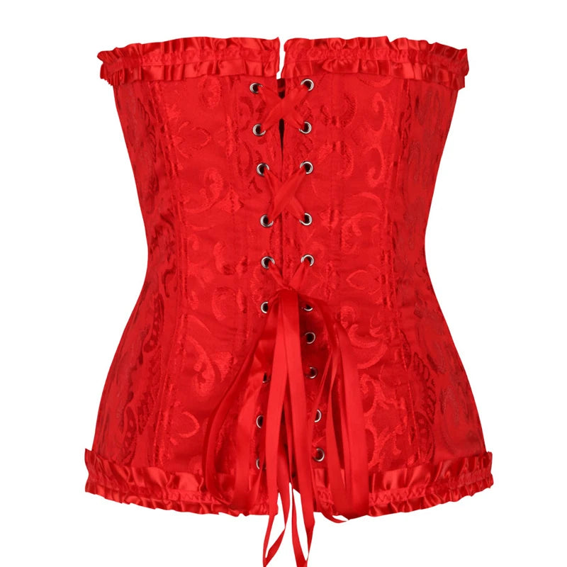 Elegant Floral Lace Corset for Intimate Occasions