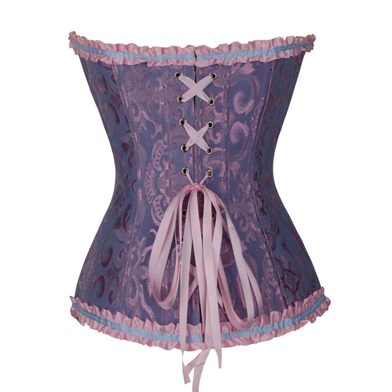 Elegant Floral Lace Corset for Intimate Occasions