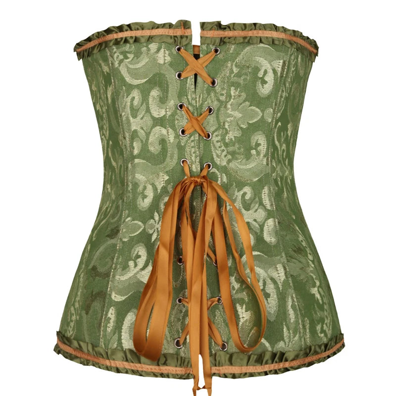 Elegant Floral Lace Corset for Intimate Occasions