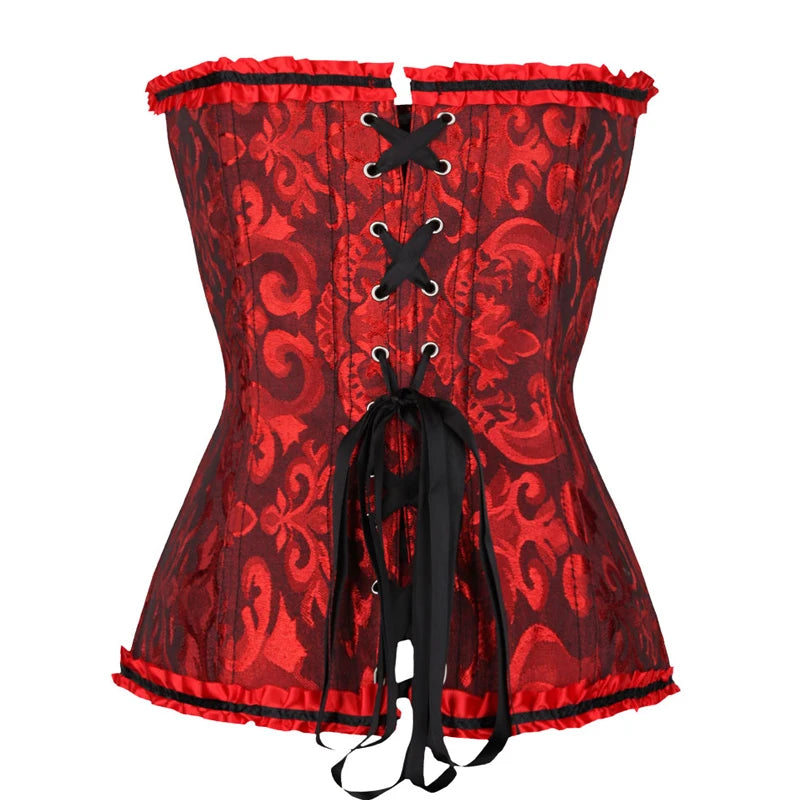 Elegant Floral Lace Corset for Intimate Occasions