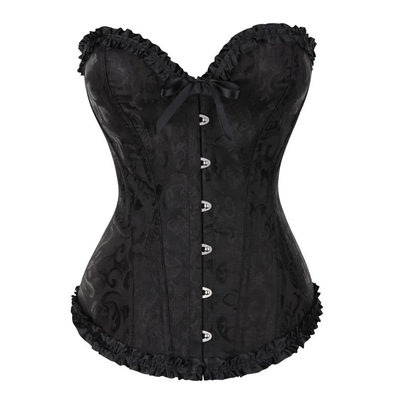 Elegant Floral Lace Corset for Intimate Occasions