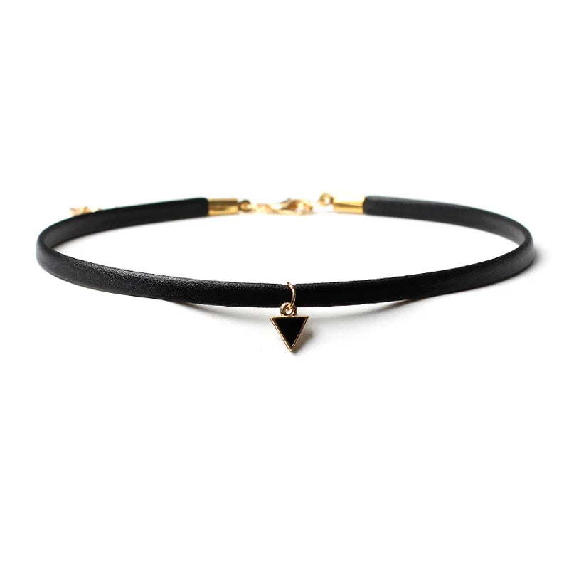 Premium Handcrafted Leather Choker Necklace