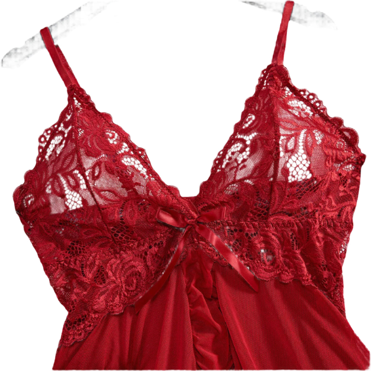 See Through Lace Nightdress & Panty Sets