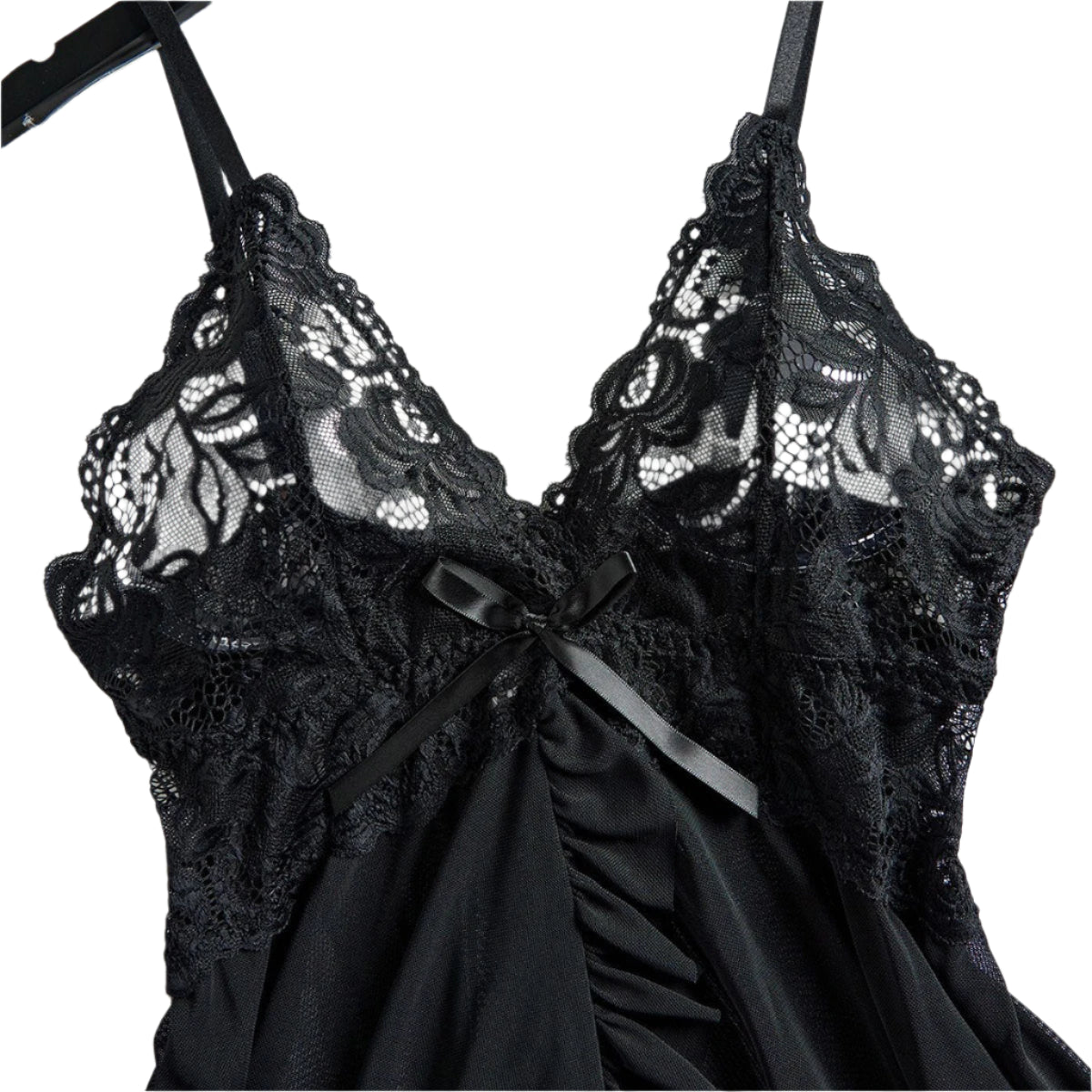 See Through Lace Nightdress & Panty Sets