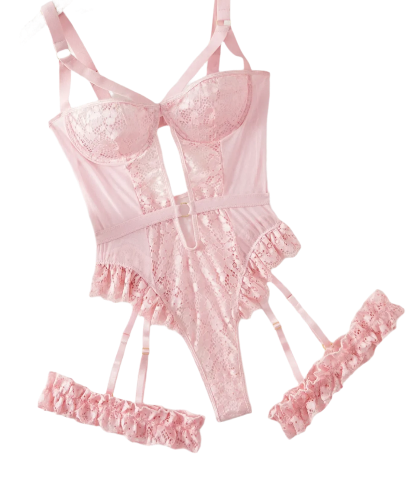 Floral Lace Lingerie Set