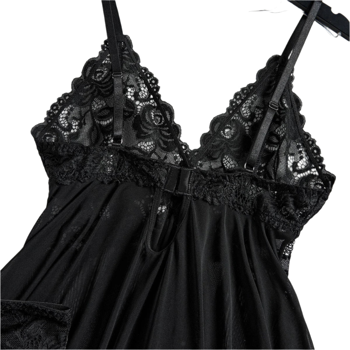 See Through Lace Nightdress & Panty Sets