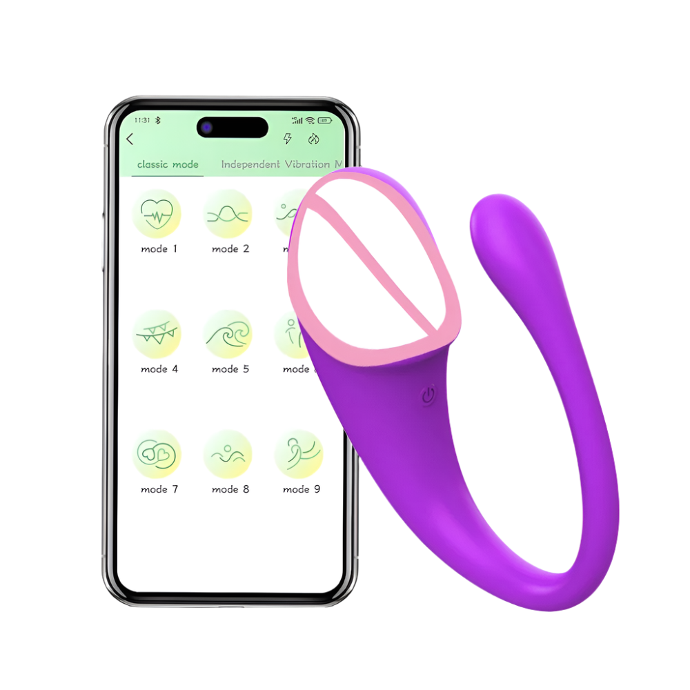Remote App-Controlled Wearable Intimate Vibrator